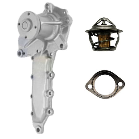 Aic Replacement Parts New Water Pump With Thermostat Fits Kubota Tractor L235 L275 L2002 L3350 L355 503180-THERMOSTAT&GSKT